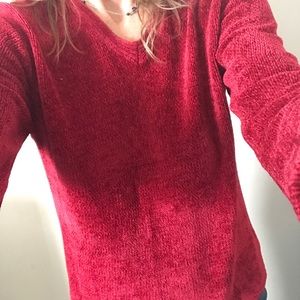 Great for holidays! Red sweater